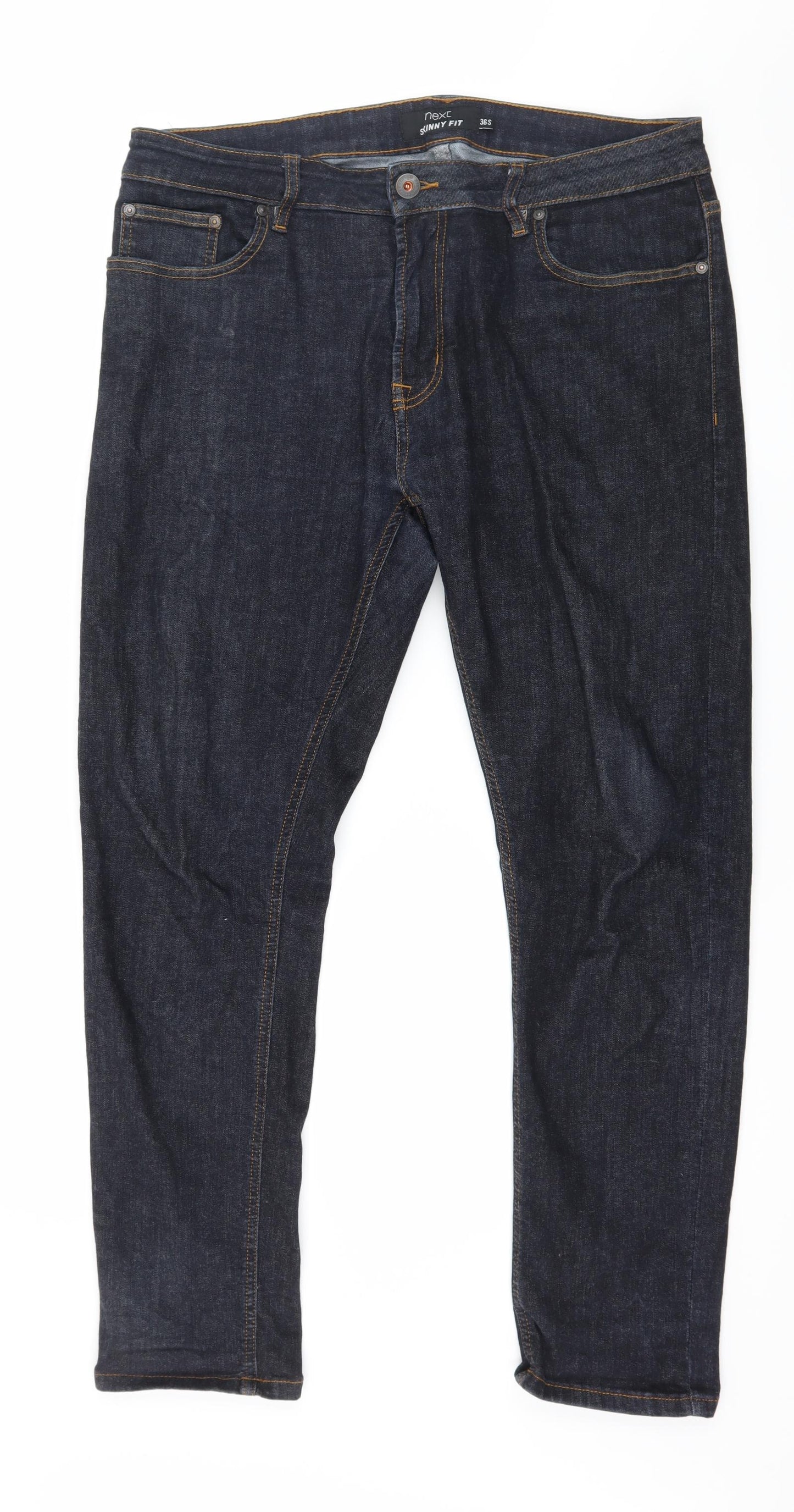 NEXT Mens Blue  Denim Straight Jeans Size 36 in L29 in