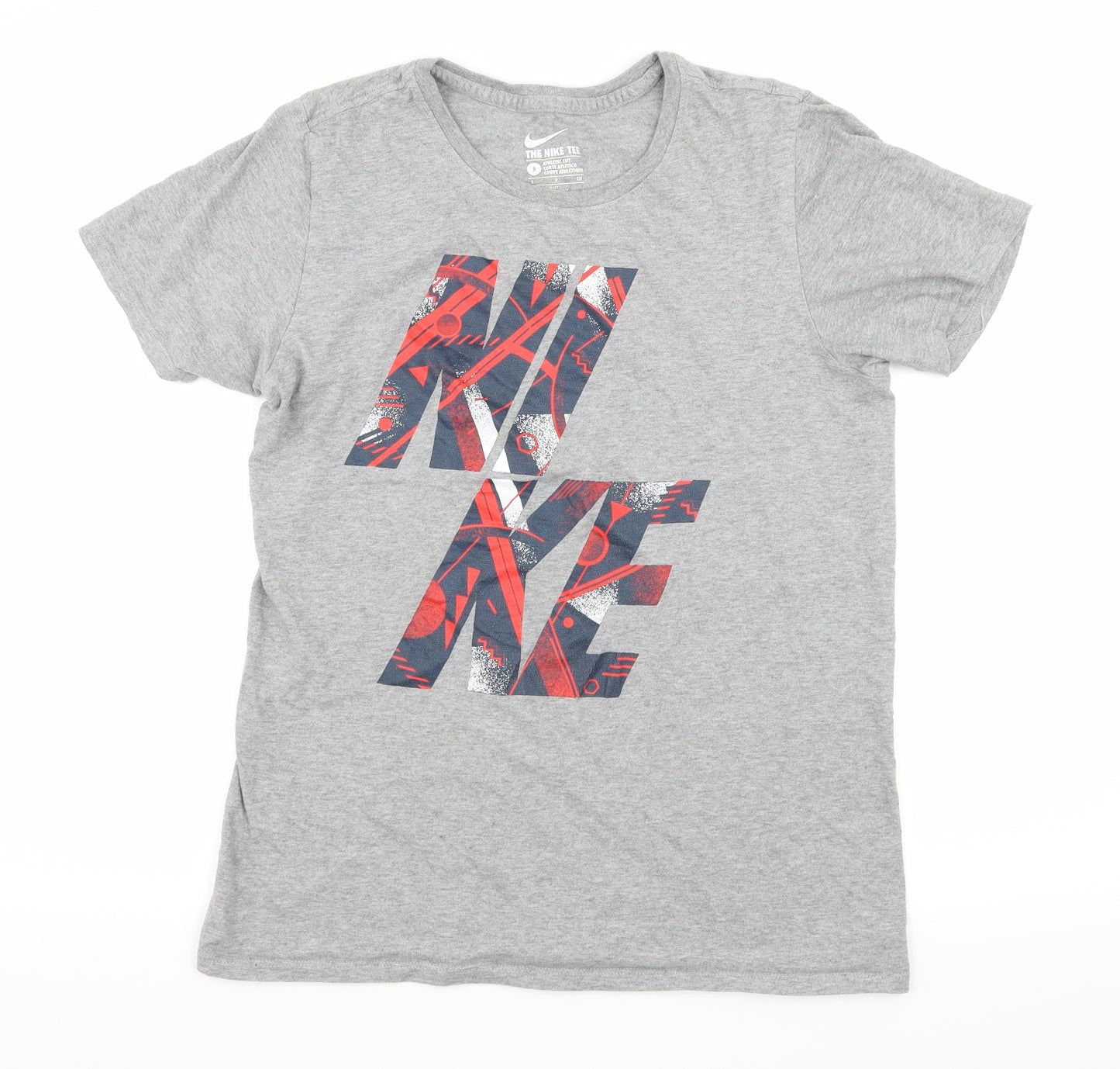 Nike Mens Grey  Jersey  T-Shirt Size S