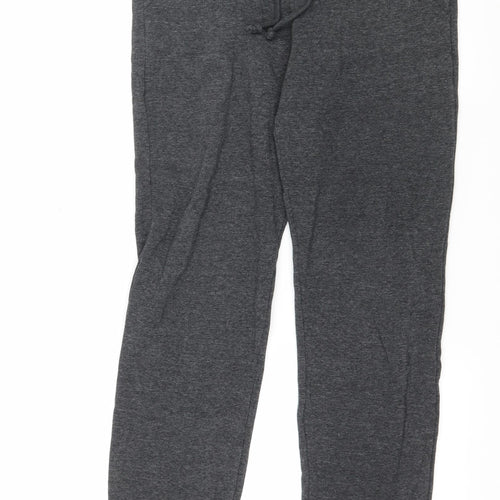 H&M Womens Grey  Jersey Jogger Trousers Size XS L28 in