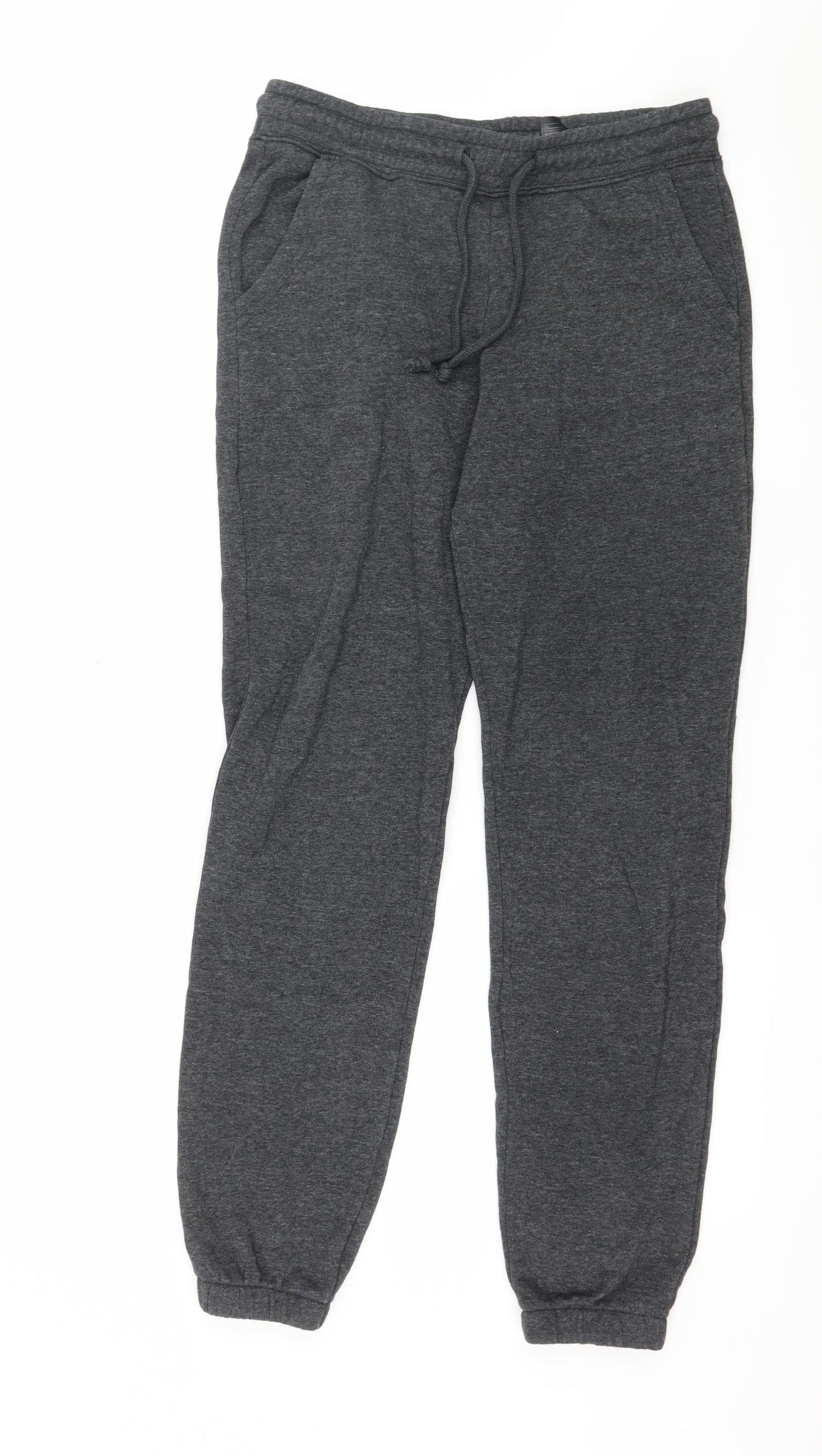 H&M Womens Grey  Jersey Jogger Trousers Size XS L28 in