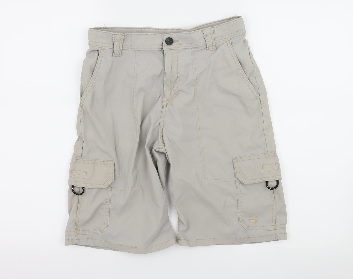 Preworn Boys Grey   Cargo Shorts Size 14 Years