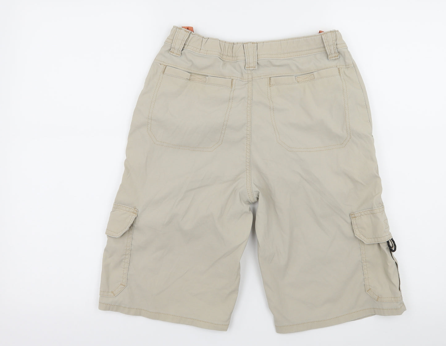 Preworn Boys Ivory   Cargo Shorts Size 14 Years