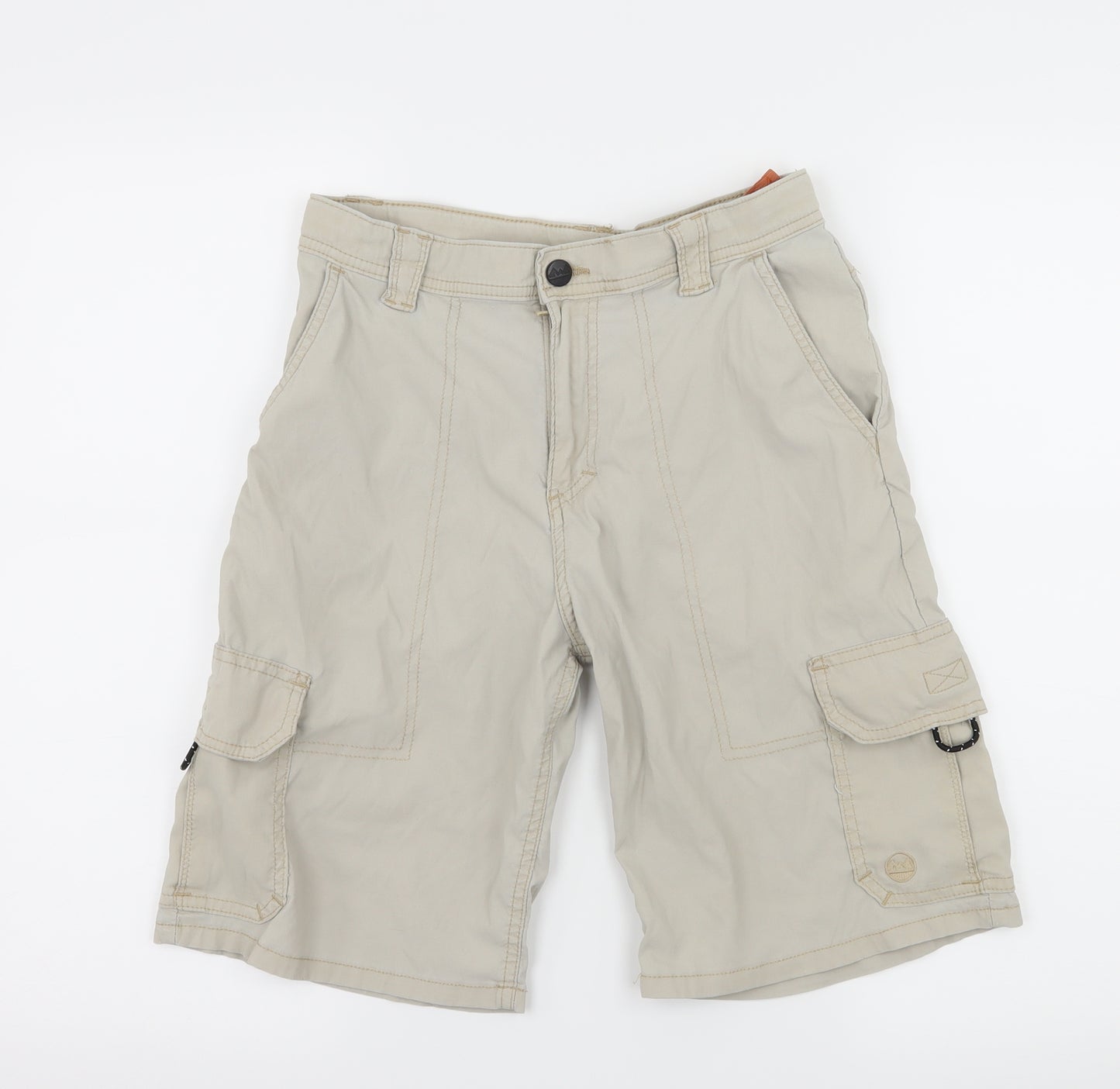 Preworn Boys Ivory   Cargo Shorts Size 14 Years
