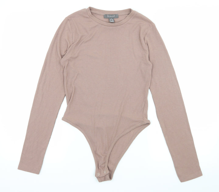 Primark Womens Purple  Jersey Bodysuit One-Piece Size 10