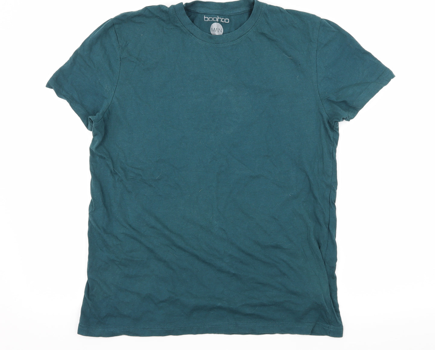 Boohoo Mens Blue  Jersey  T-Shirt Size M