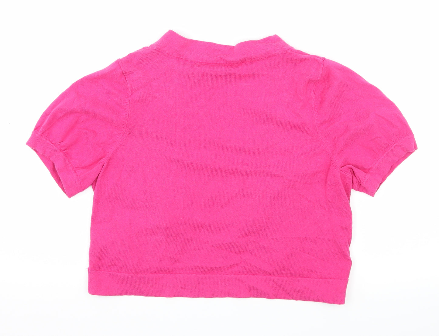 George Womens Pink  Knit Cardigan Jumper Size 14