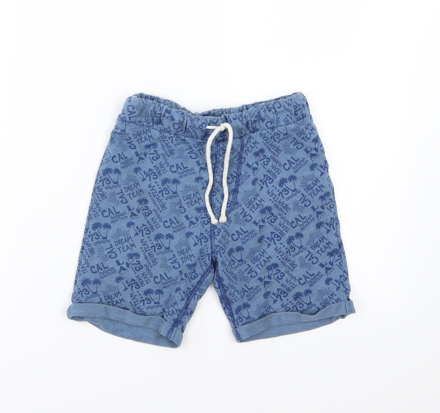 Matalan Boys Blue  Jersey Sweat Shorts Size 6-7 Years