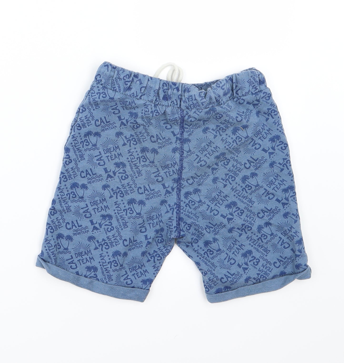 Matalan Boys Blue  Jersey Sweat Shorts Size 6-7 Years