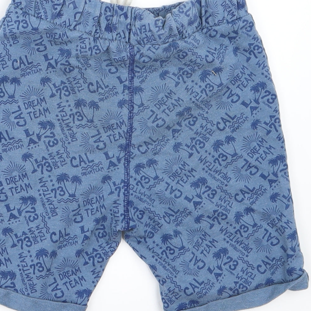 Matalan Boys Blue  Jersey Sweat Shorts Size 6-7 Years