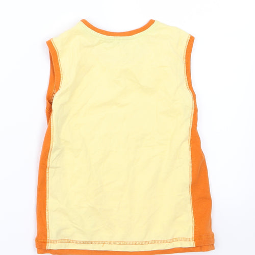 George Boys Yellow  Jersey Basic Tank Size 4-5 Years  - Beach Buggy