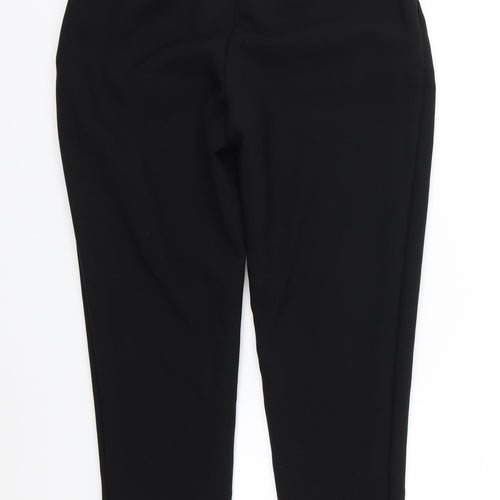 Primark Womens Black  Rayon Trousers  Size 8 L26 in