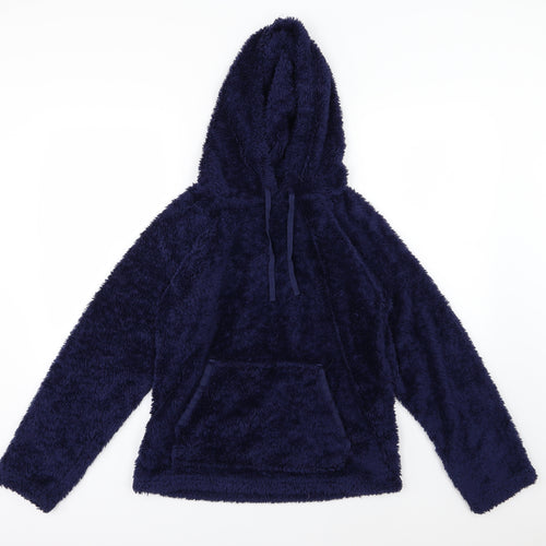 Forever Dreaming Womens Blue  Fleece Top Pyjama Top Size S