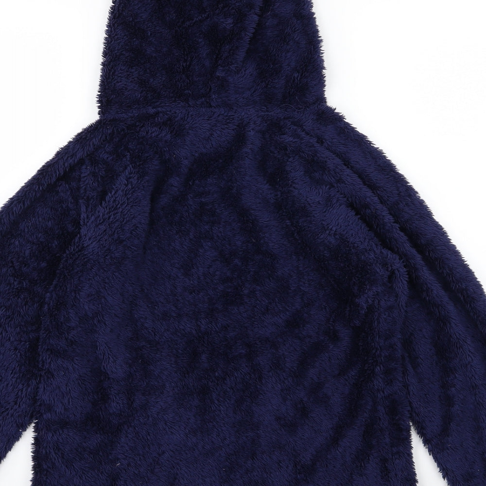 Forever Dreaming Womens Blue  Fleece Top Pyjama Top Size S