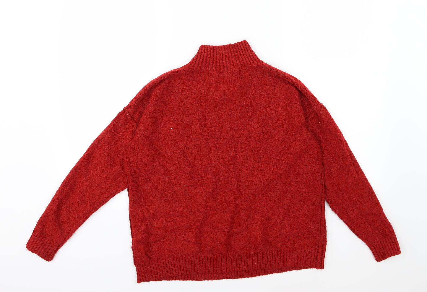 Primark Womens Red  Knit Pullover Jumper Size XS