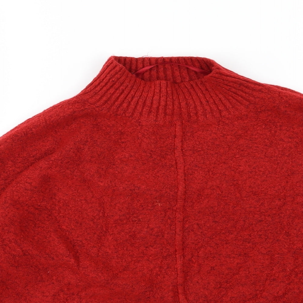 Primark Womens Red  Knit Pullover Jumper Size XS