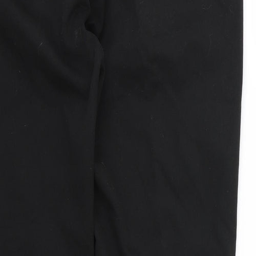 George Mens Black  Rayon Trousers  Size 36 L29 in
