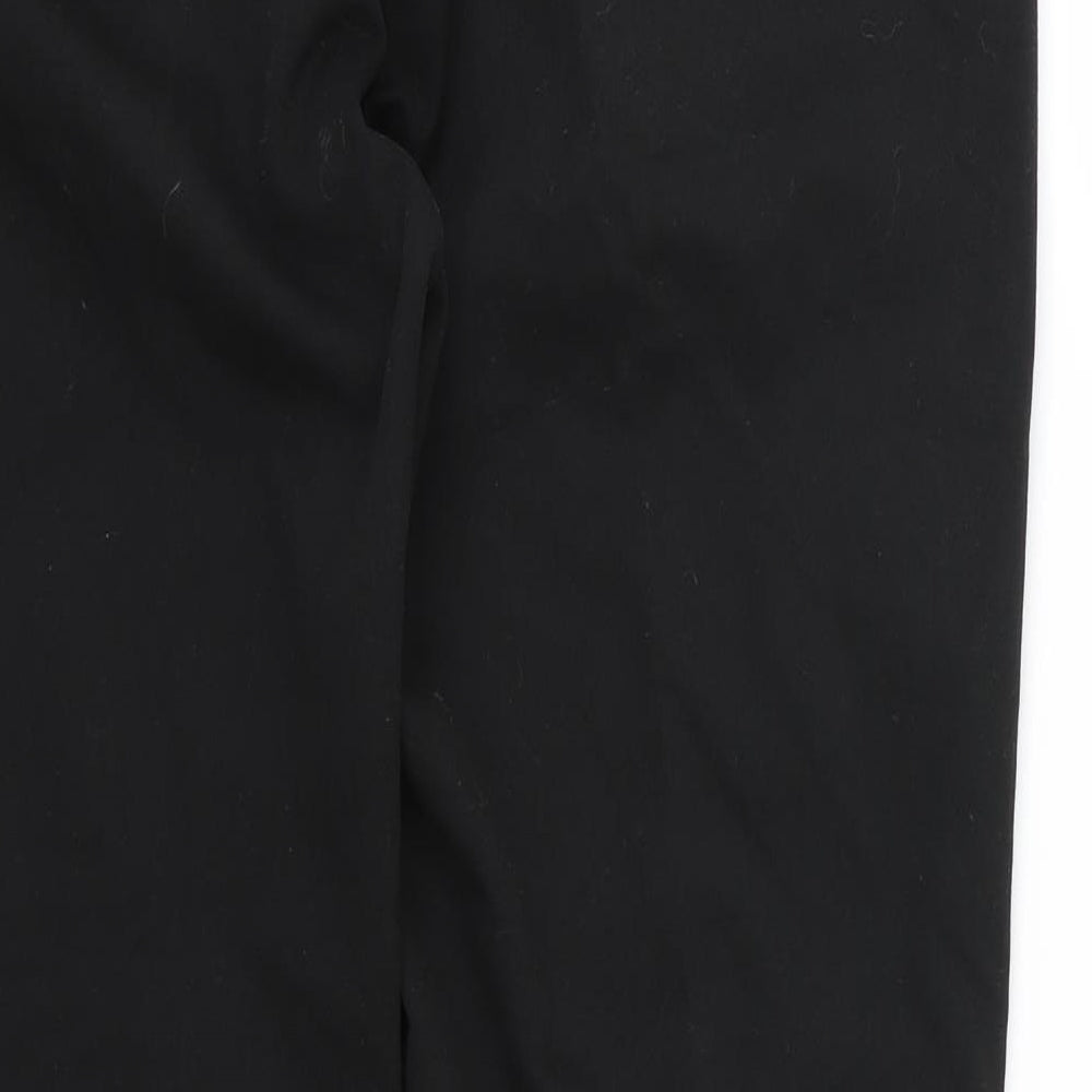 George Mens Black  Rayon Trousers  Size 36 L29 in