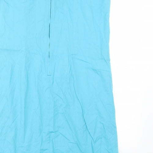 Faded Glory Womens Blue Floral  A-Line  Size XL