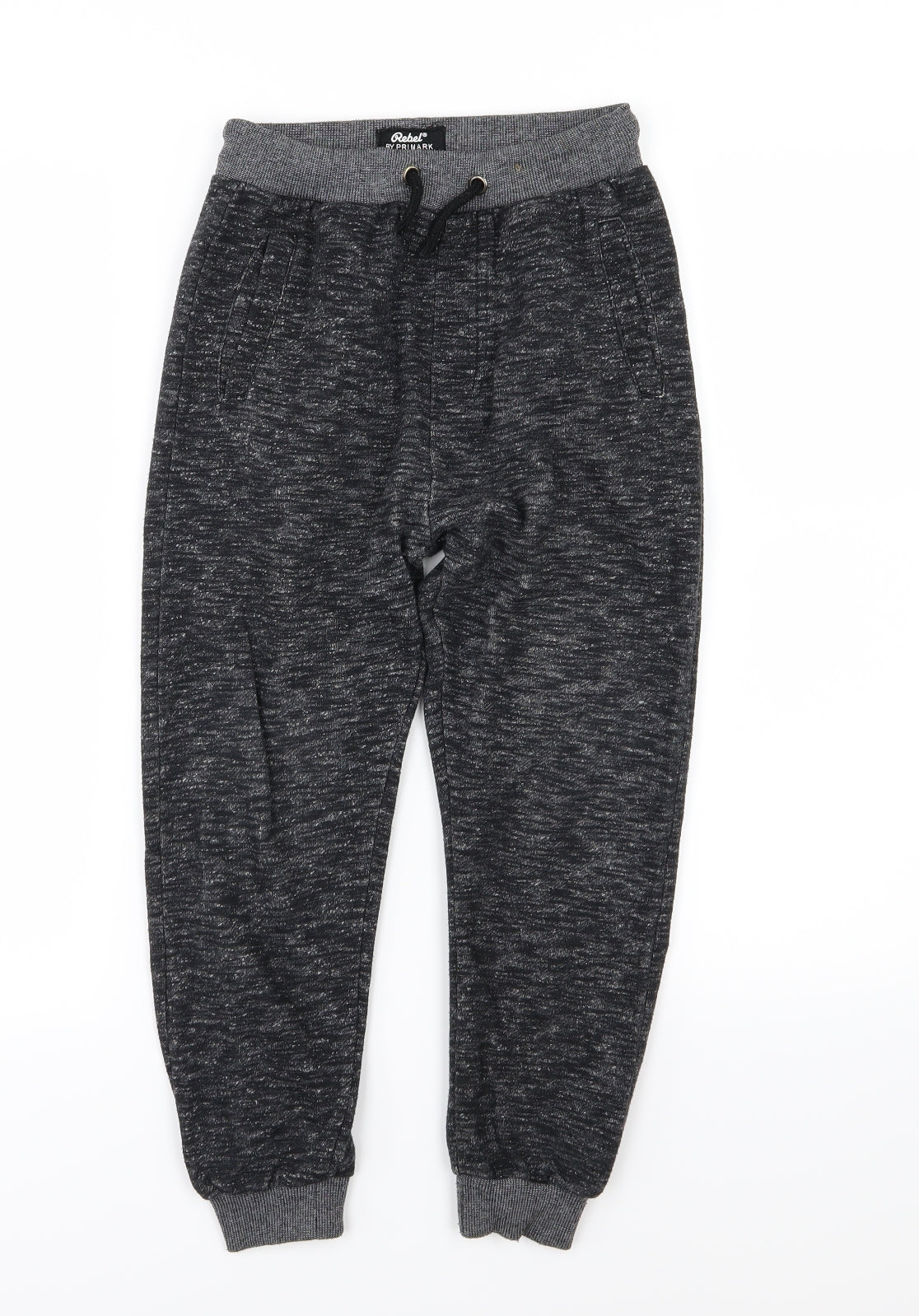 Primark Boys Grey  Jersey Jogger Trousers Size 7-8 Years