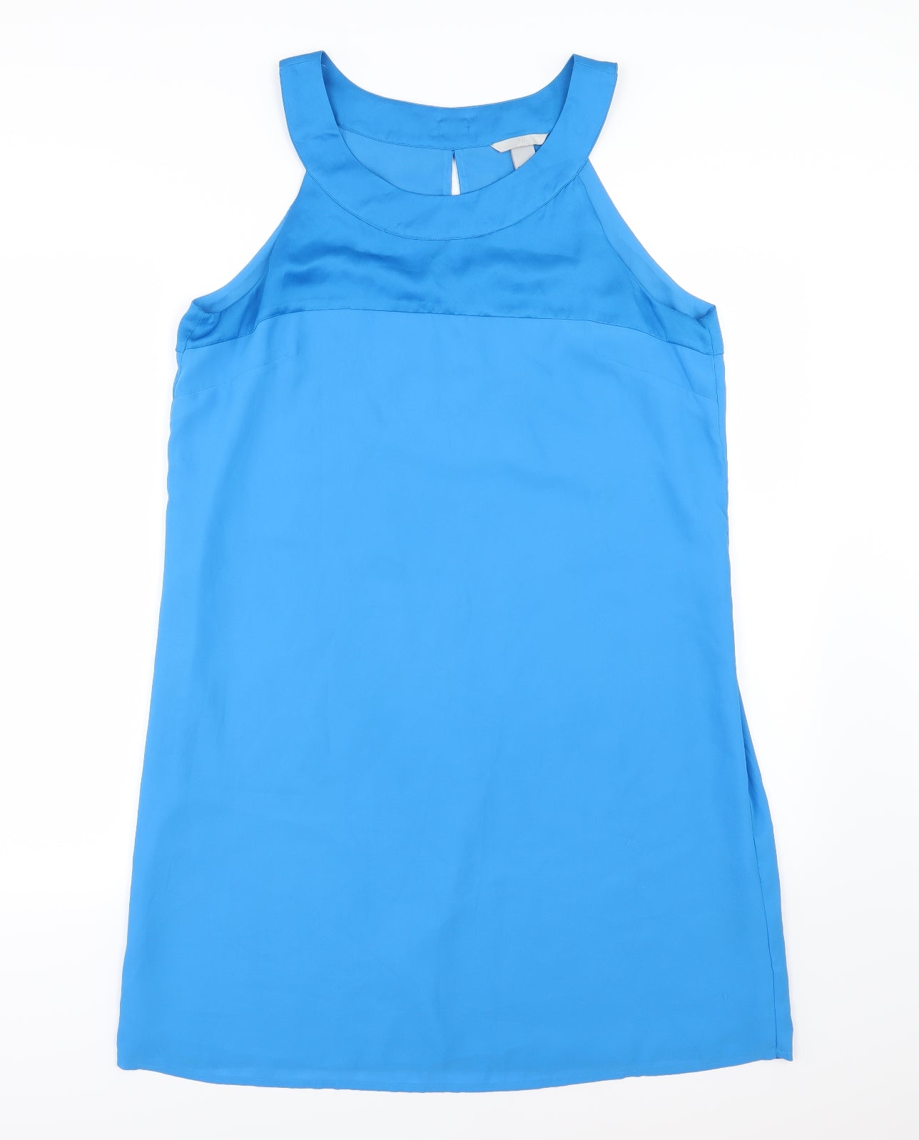 H&M Womens Blue  Chiffon Shift  Size 16