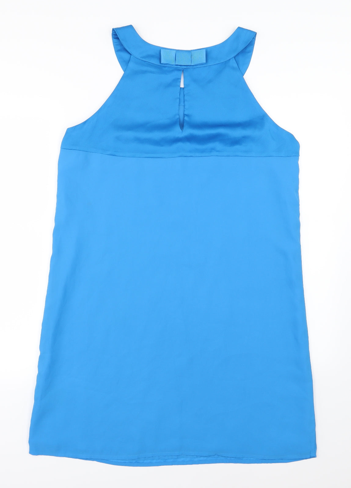 H&M Womens Blue  Chiffon Shift  Size 16