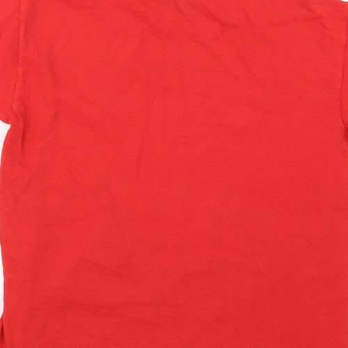 Gildan Boys Red  Jersey Basic T-Shirt Size M  - Gaming