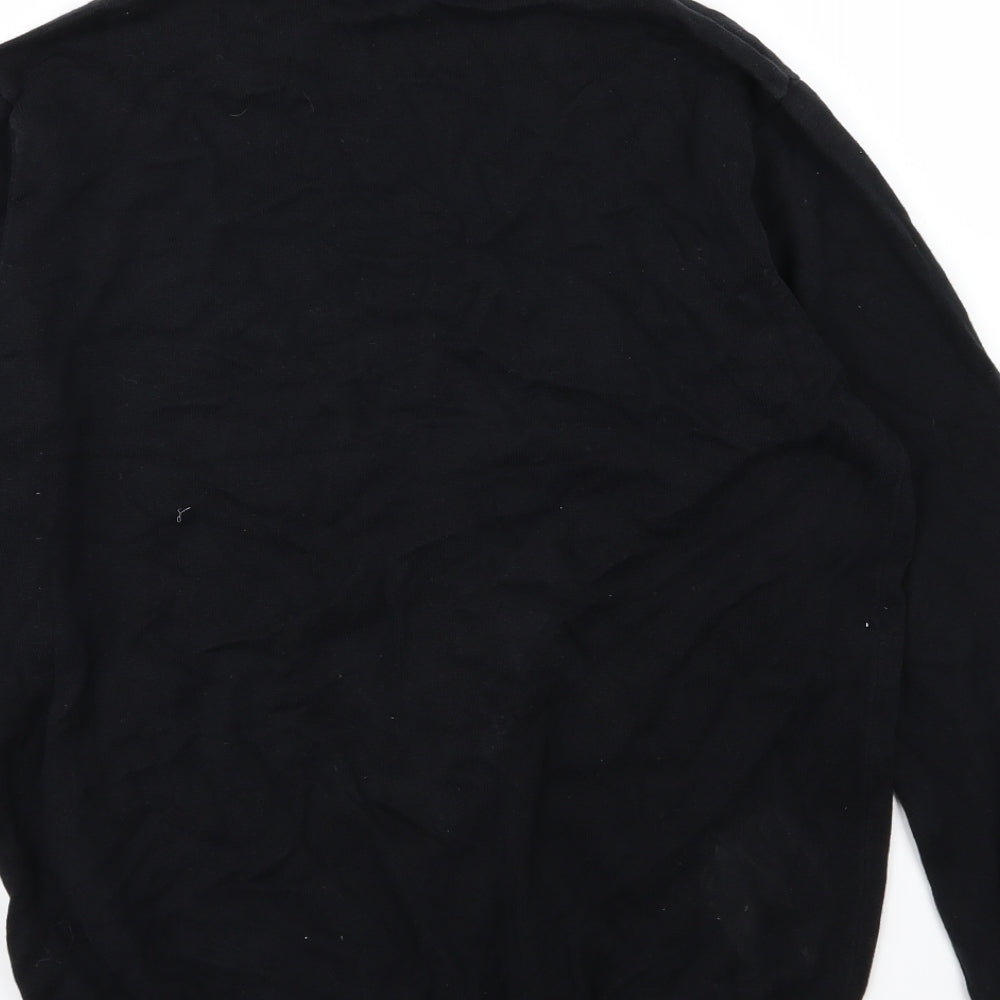 Linea Womens Black  Knit Cardigan Jumper Size M