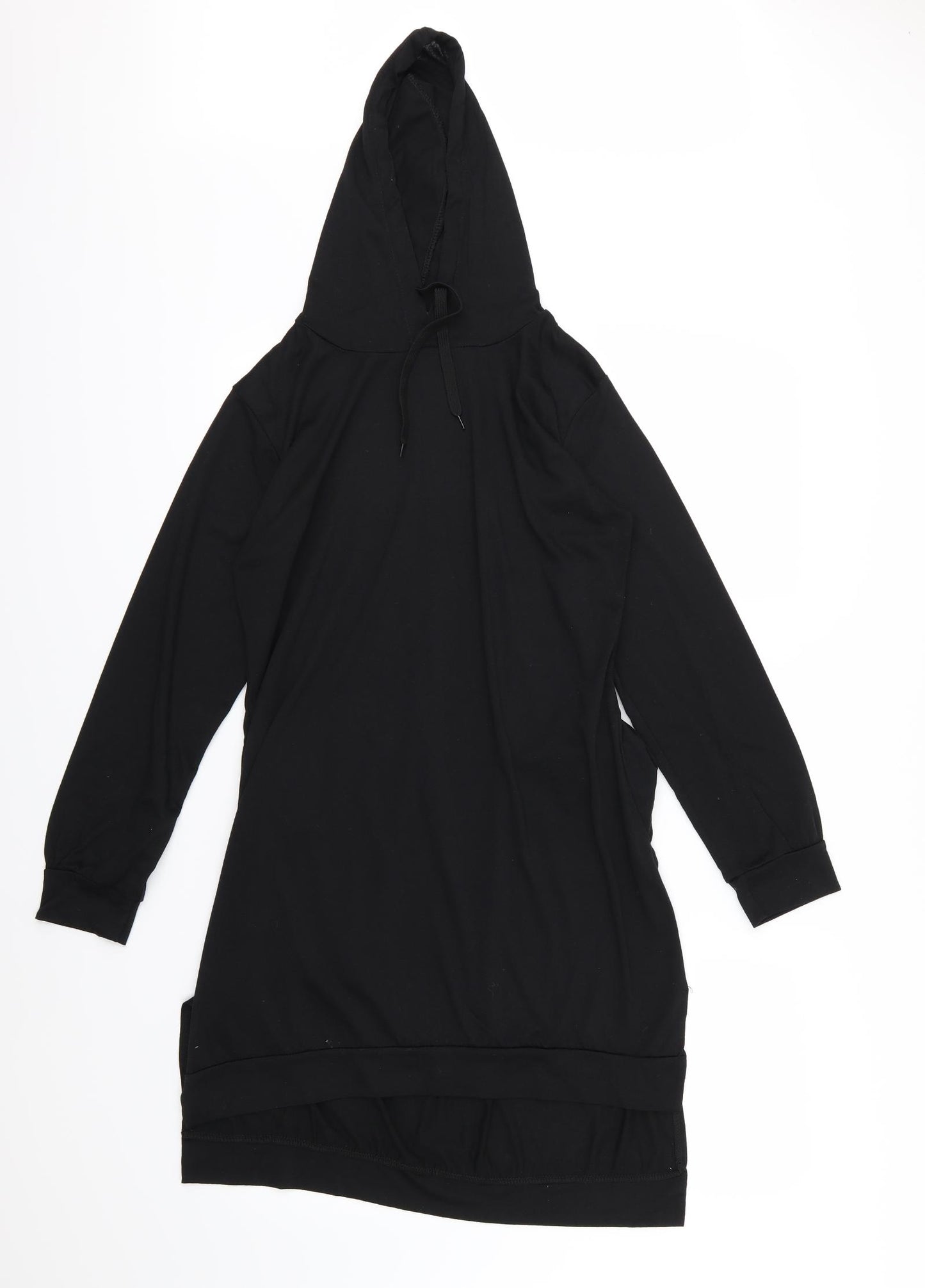 Preworn Womens Black  Jersey Pullover Hoodie Size XL