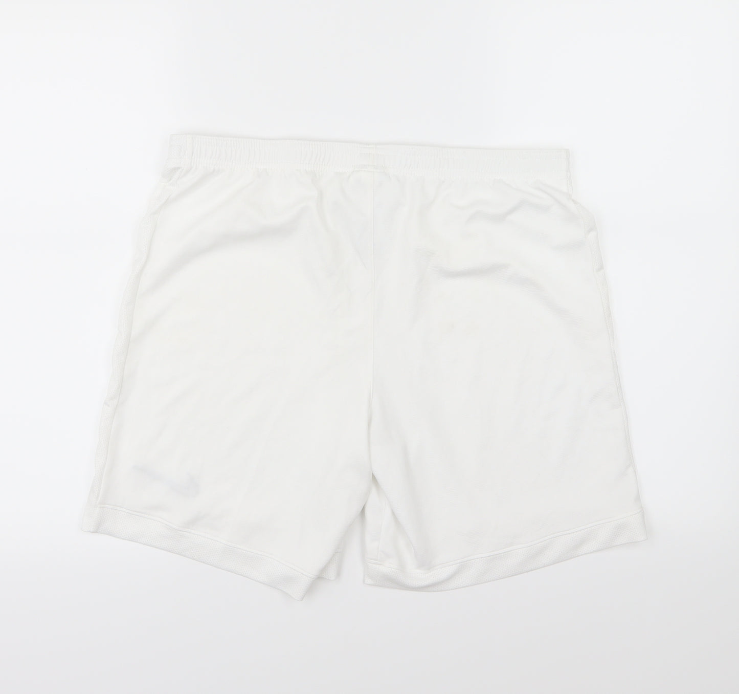 Nike Mens White   Sweat Shorts Size L