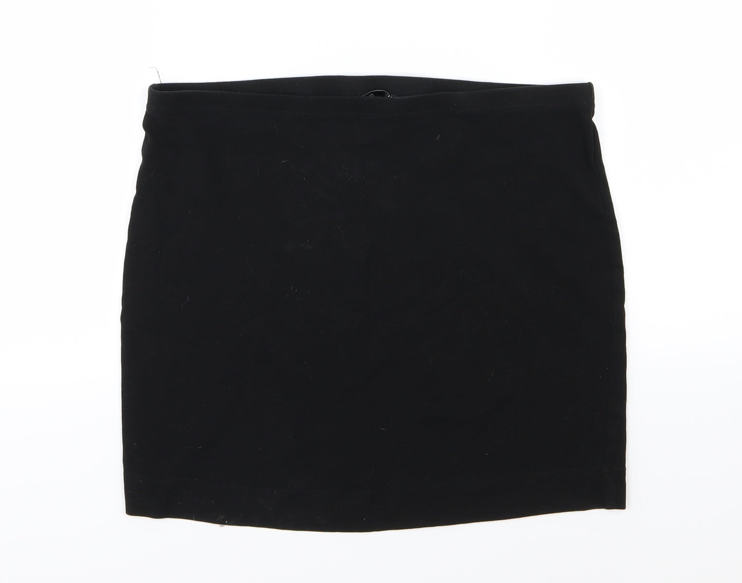H&M Womens Black  Jersey Bandage Skirt Size M