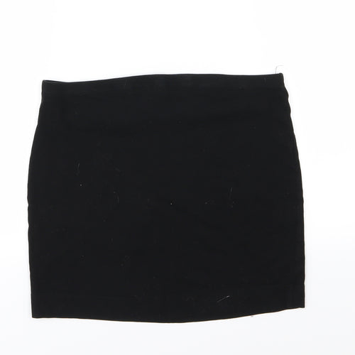 H&M Womens Black  Jersey Bandage Skirt Size M