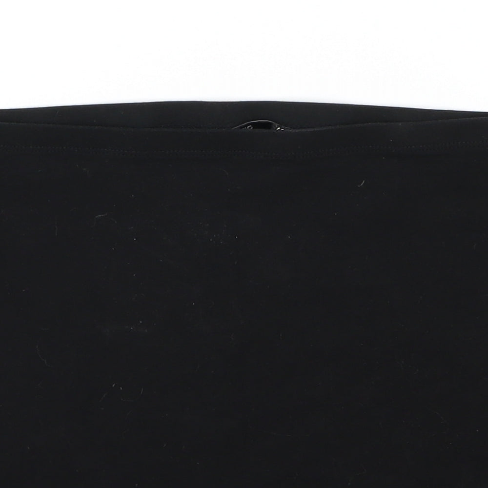 H&M Womens Black  Jersey Bandage Skirt Size M