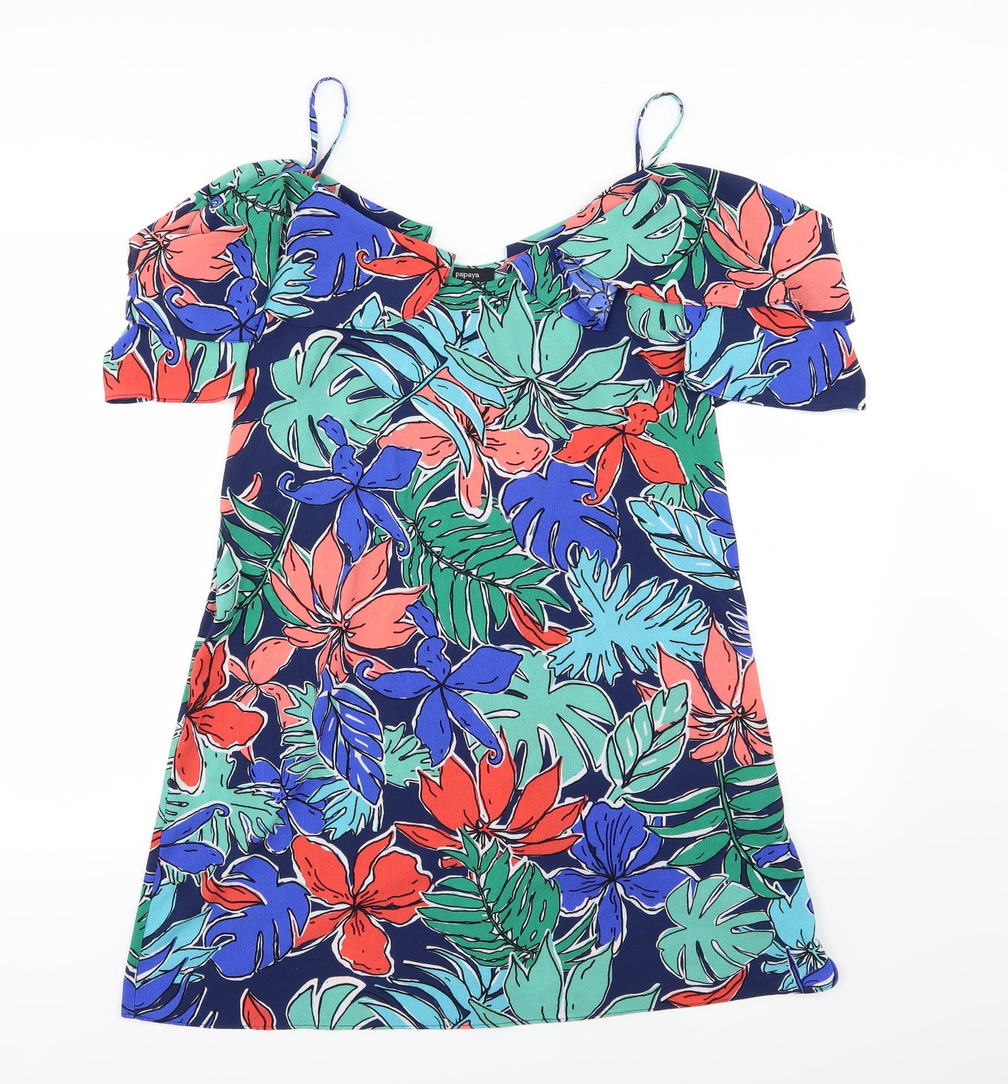 Papaya Womens Multicoloured Floral  A-Line  Size 16
