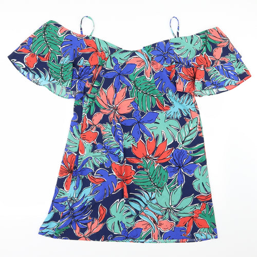 Papaya Womens Multicoloured Floral  A-Line  Size 16