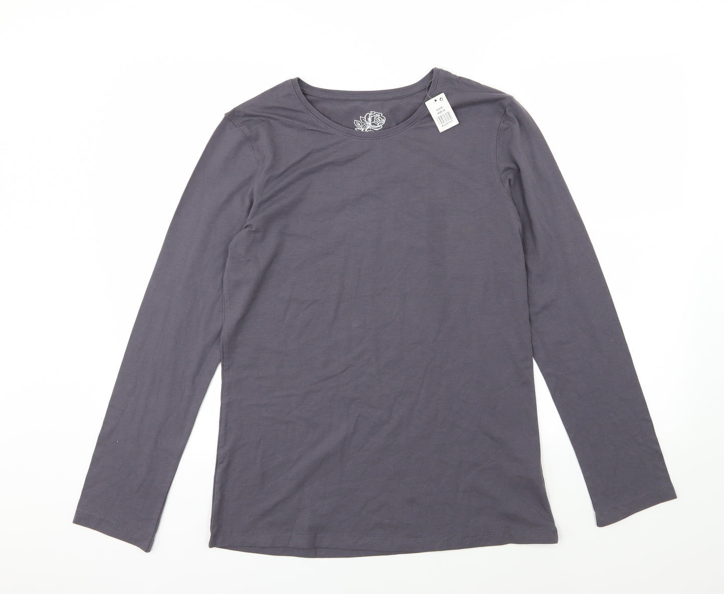 Primark Womens Grey  Jersey Basic T-Shirt Size 18