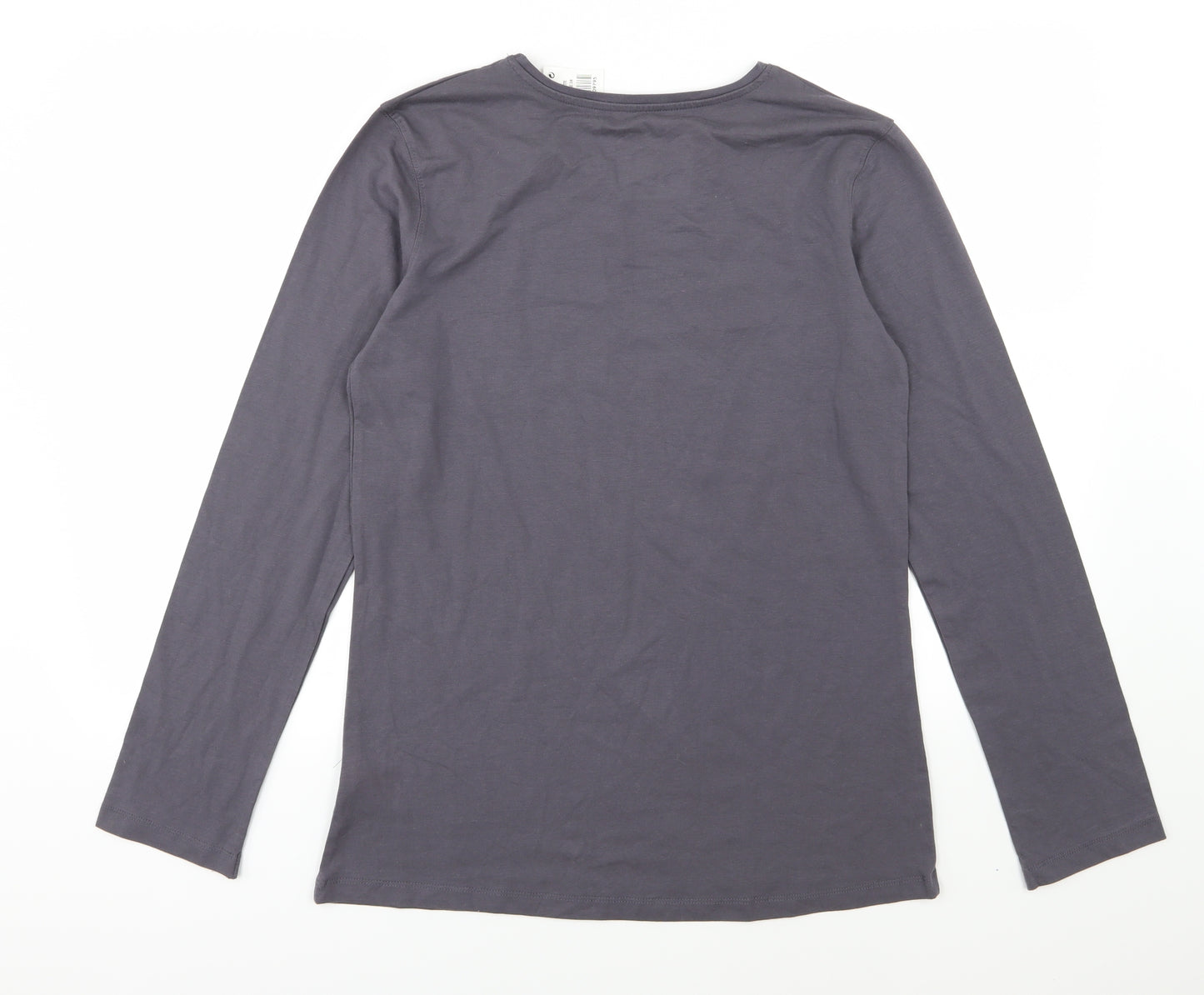 Primark Womens Grey  Jersey Basic T-Shirt Size 18