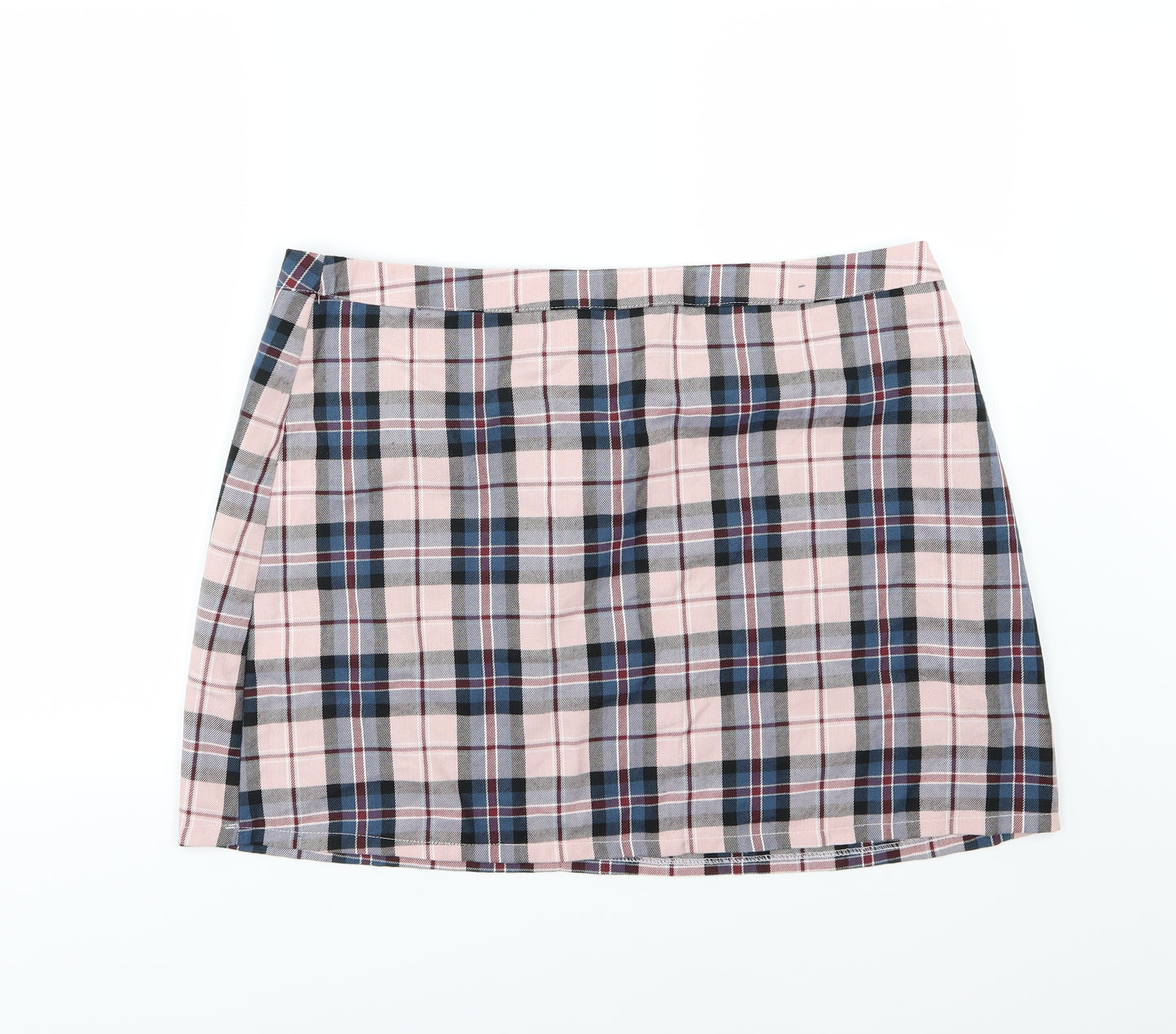 Primark Womens Pink Striped  A-Line Skirt Size 20
