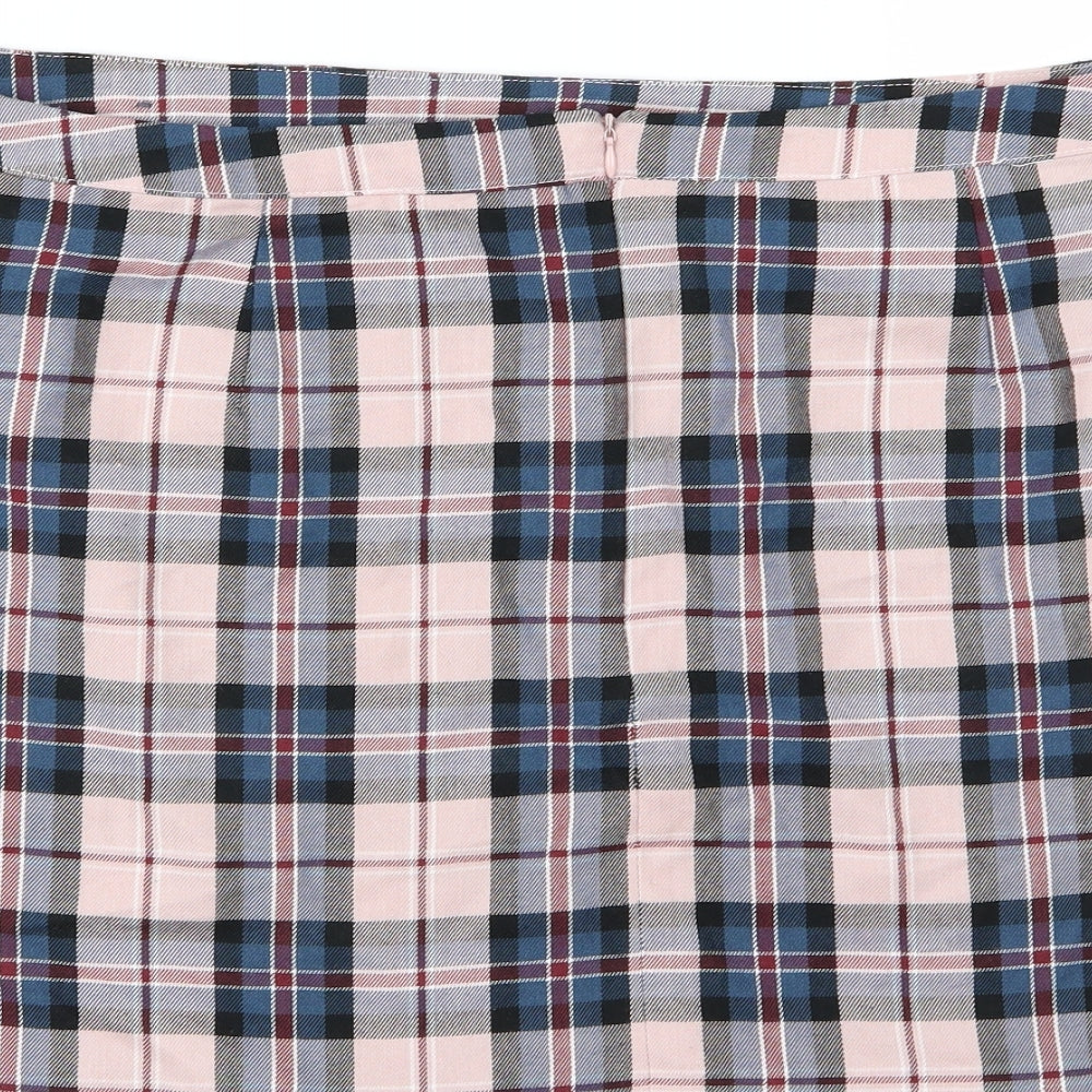 Primark Womens Pink Striped  A-Line Skirt Size 20