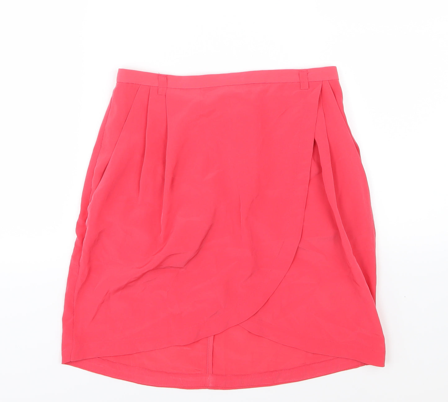H&M Womens Pink  Chiffon A-Line Skirt Size 6