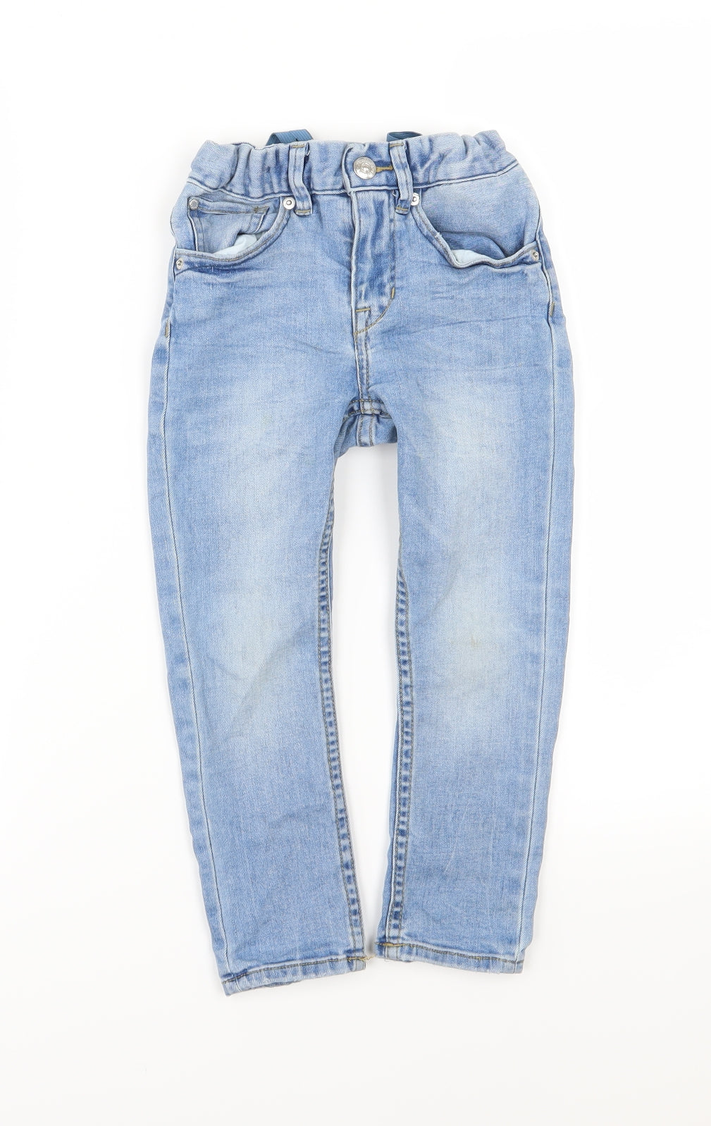 H&M Boys Blue  Denim Straight Jeans Size 3-4 Years