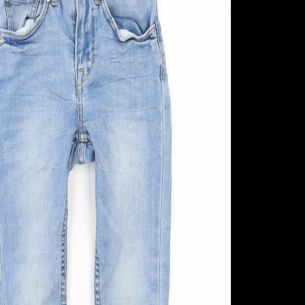 H&M Boys Blue  Denim Straight Jeans Size 3-4 Years