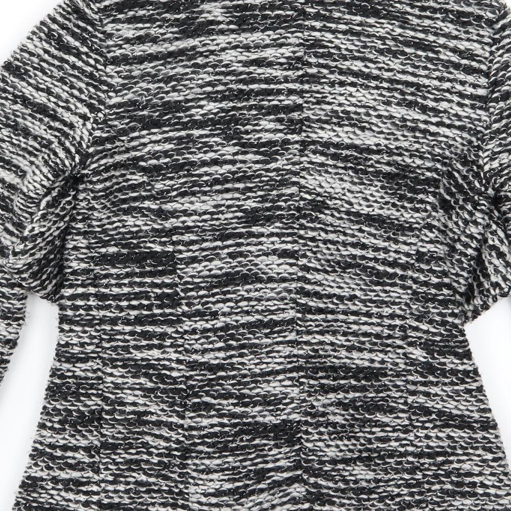 H&M Womens Grey  Knit Jacket  Size XS