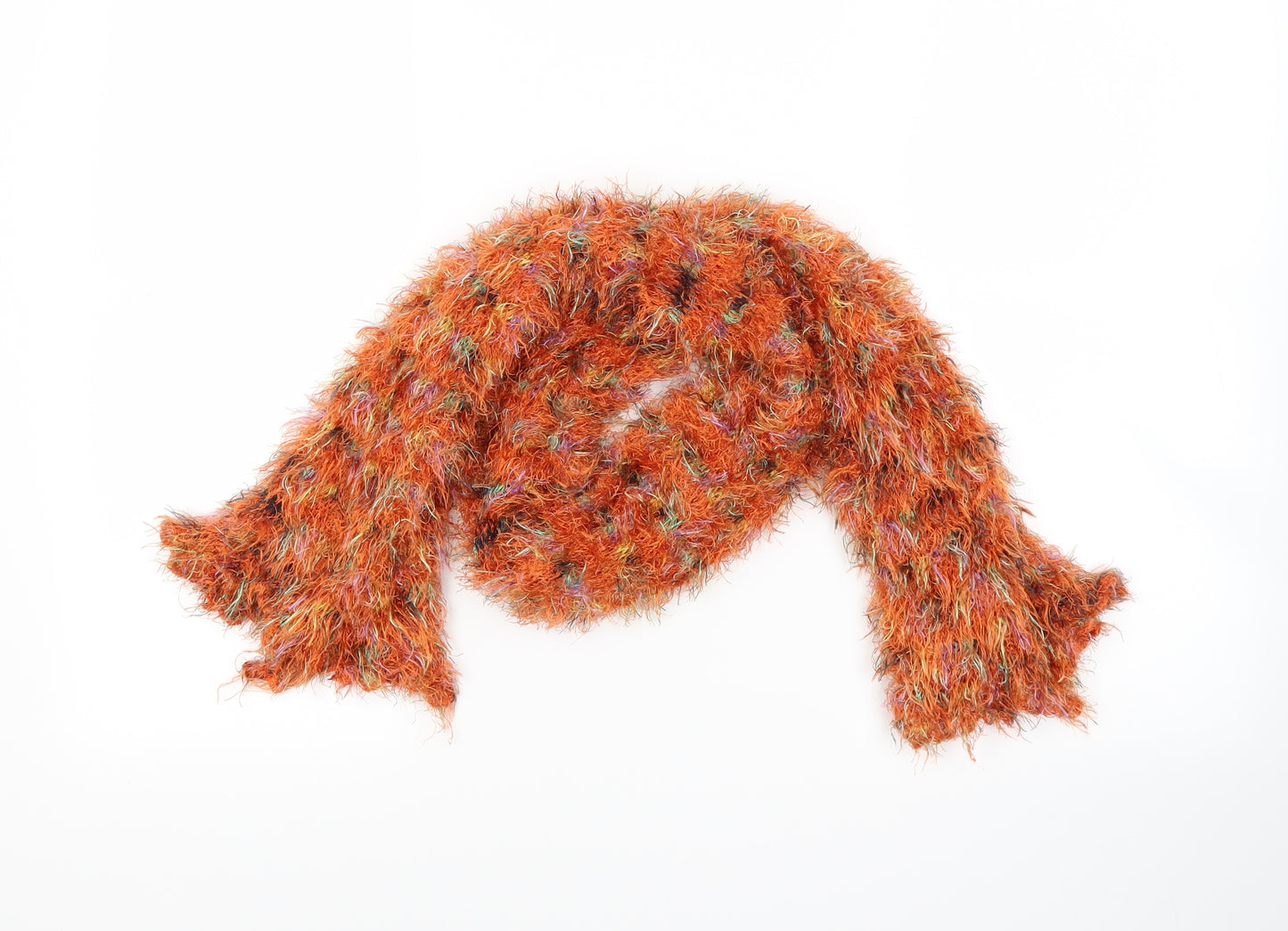 Preworn Womens Orange    Scarf