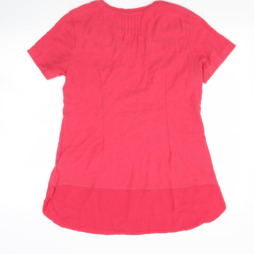 Adini Womens Red   T-Shirt Dress  Size S