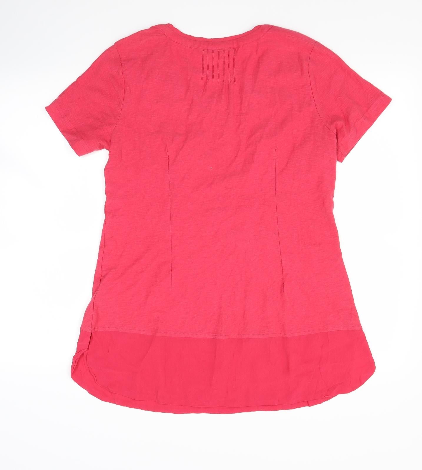 Adini Womens Red   T-Shirt Dress  Size S