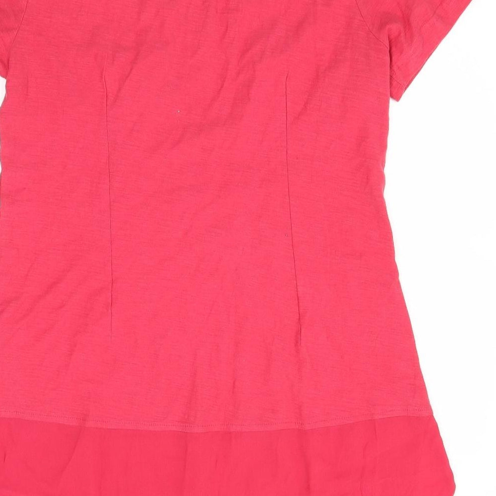 Adini Womens Red   T-Shirt Dress  Size S