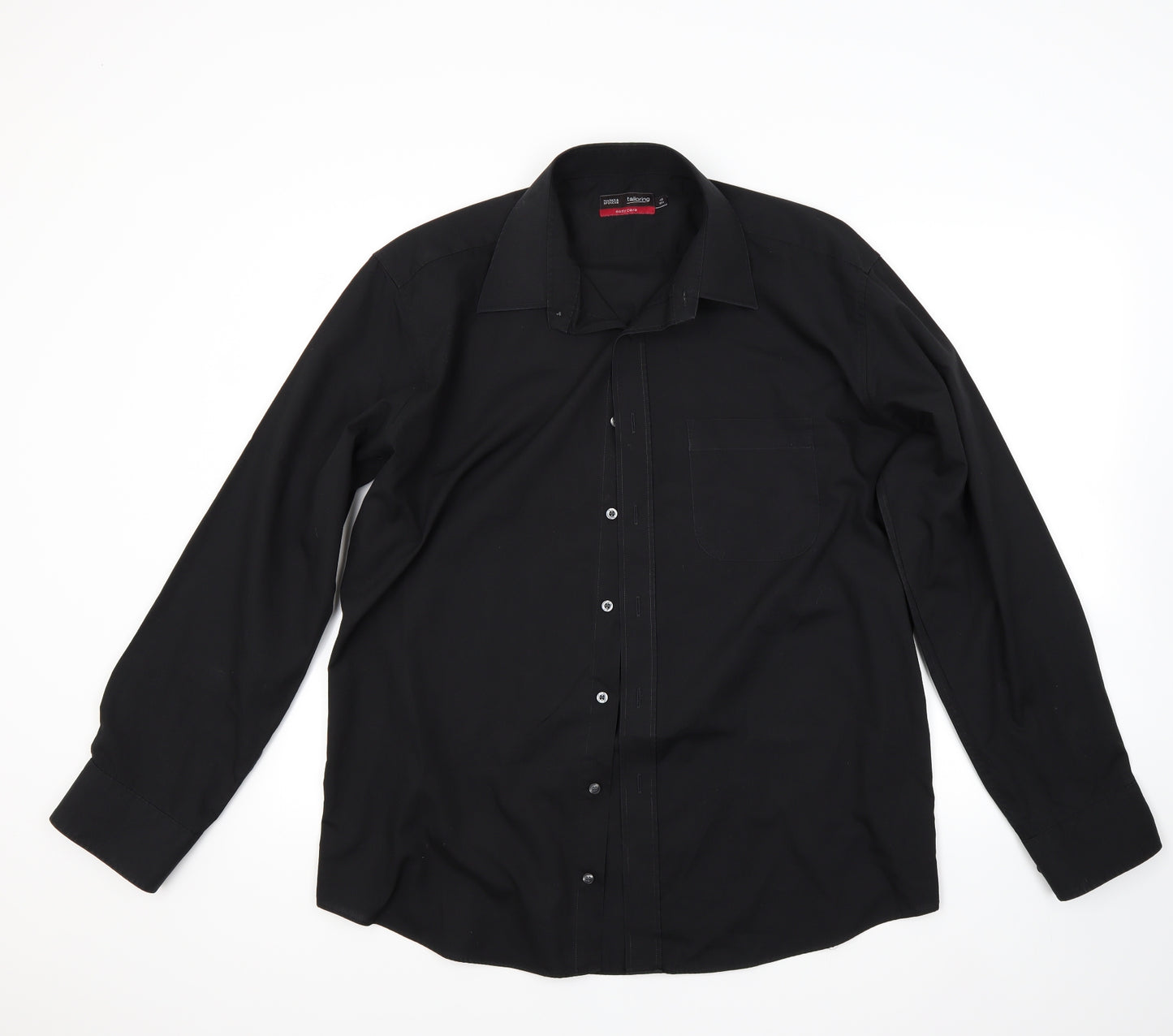 Marks and Spencer Mens Black    Dress Shirt Size 16.5