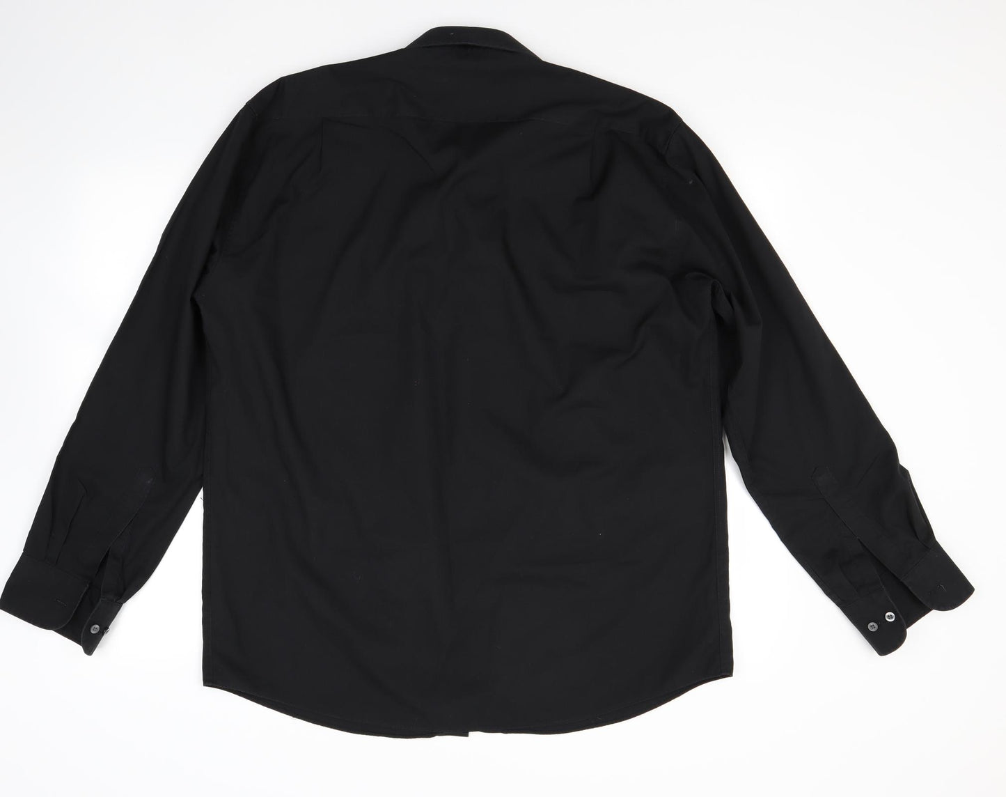 Marks and Spencer Mens Black    Dress Shirt Size 16.5