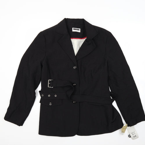 lisa marlen Womens Black   Jacket Coat Size 18