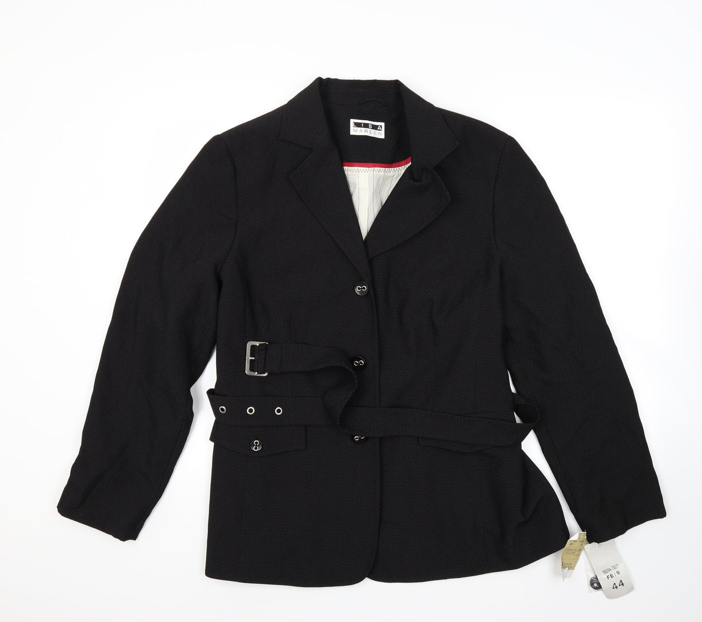lisa marlen Womens Black   Jacket Coat Size 18